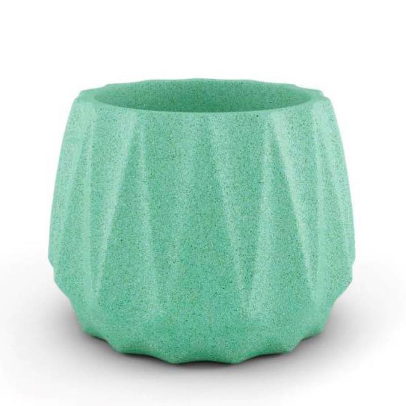 Arto Mid-Mod Tabletop Concrete Planter - Mint